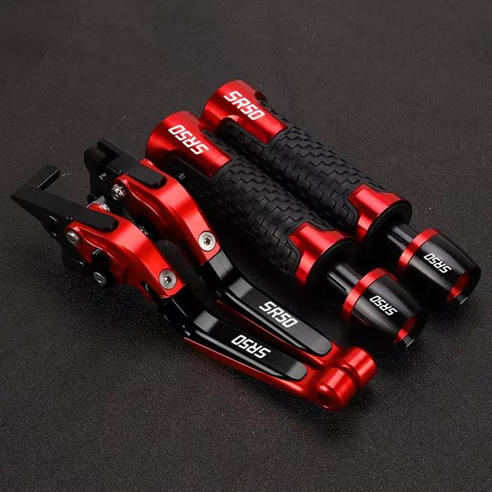 Leviers d'embrayage de frein de moto, poignées de guidon, sac à dos pour Aprilia SR50, MY SR50MY, 2014, 2015, 2016, 2017, 2018, 2019, 2020, 2021, 2022