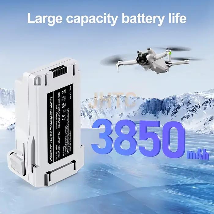 Batterie 3850mAh pour drone DJI Mini 3 Pro + chargeur double/triple voie pour batteries DJI