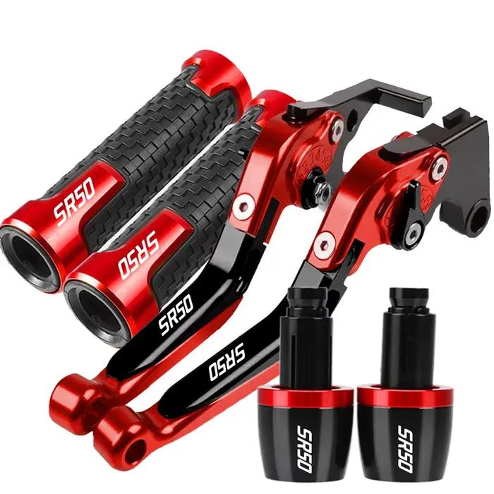 Leviers d'embrayage de frein de moto, poignées de guidon, sac à dos pour Aprilia SR50, MY SR50MY, 2014, 2015, 2016, 2017, 2018, 2019, 2020, 2021, 2022