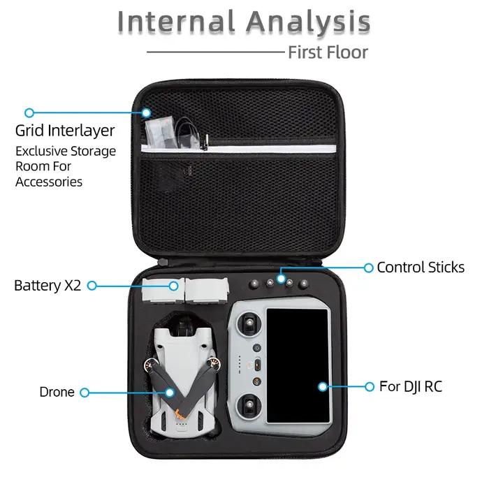 Sac de rangement pour télécommande de Drone DJI Mini 3 Pro/Mini 3