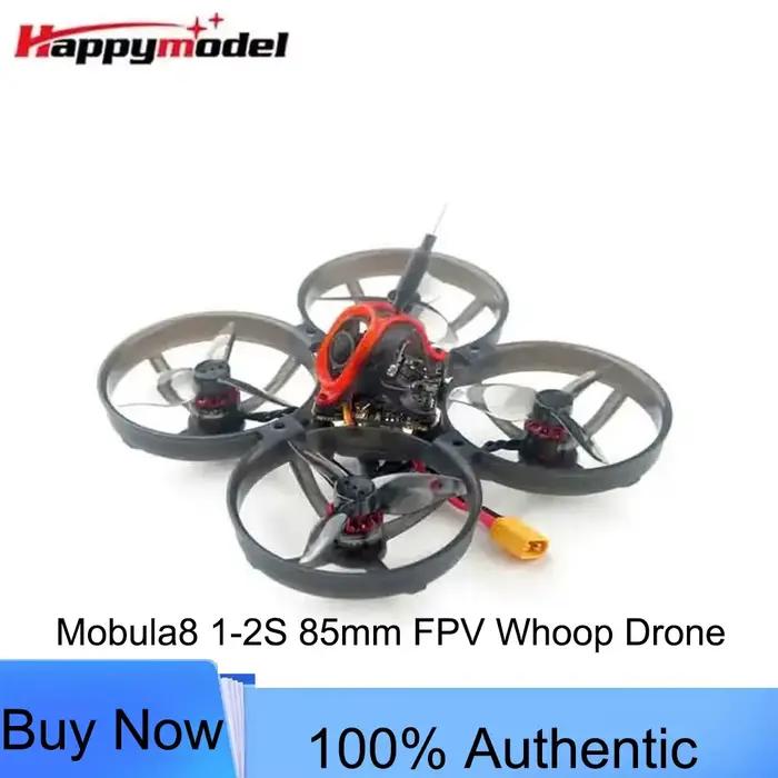 Happymodel Mobula8 85mm Micro FPV Whoop Drone 1-2S avec Contrôleur de Vol X12
