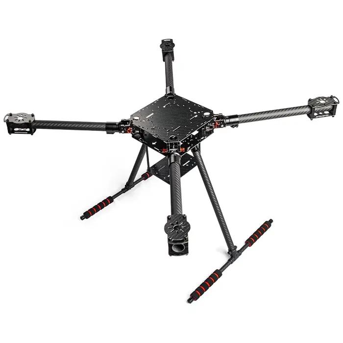 Cadre pliable de quadrirotor de fibre de carbone avec le train d'atterrissage 13 14 15 16 17 Drone complet de 18 pouces