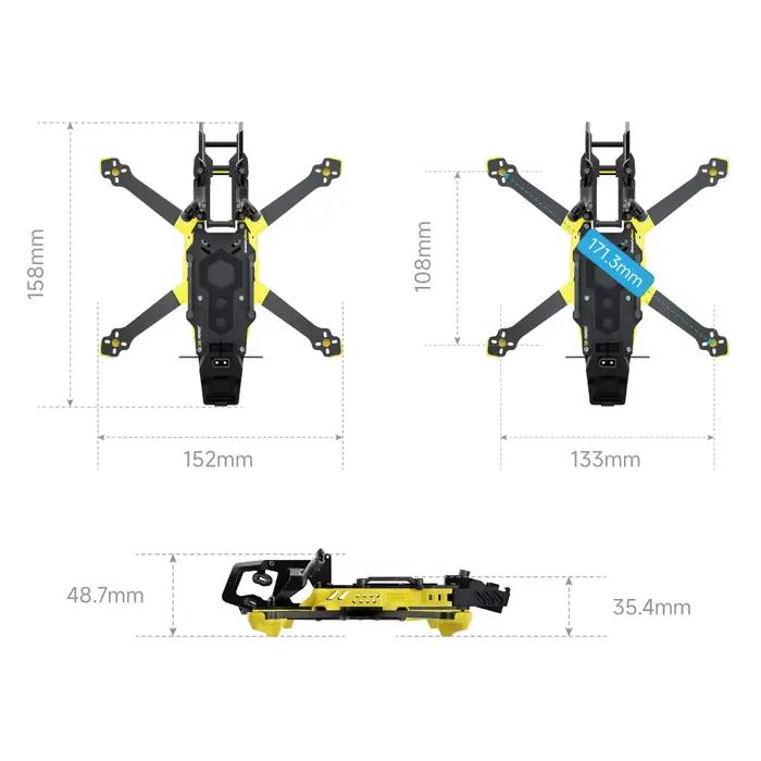 Drone SpeedyBee Master3X en fibre de carbone pour vols spectaculaires et manœuvres audacieuses quadrirotor drone à offrir occasions spéciales