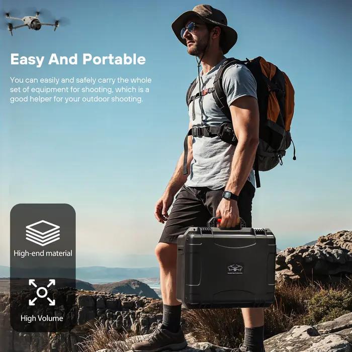 Étui de transport rigide étanche pour drone DJI Mavic 4 Pro Fly More Combo compatible avec la télécommande RC 2/RC Pro 2 et le chargeur Hub