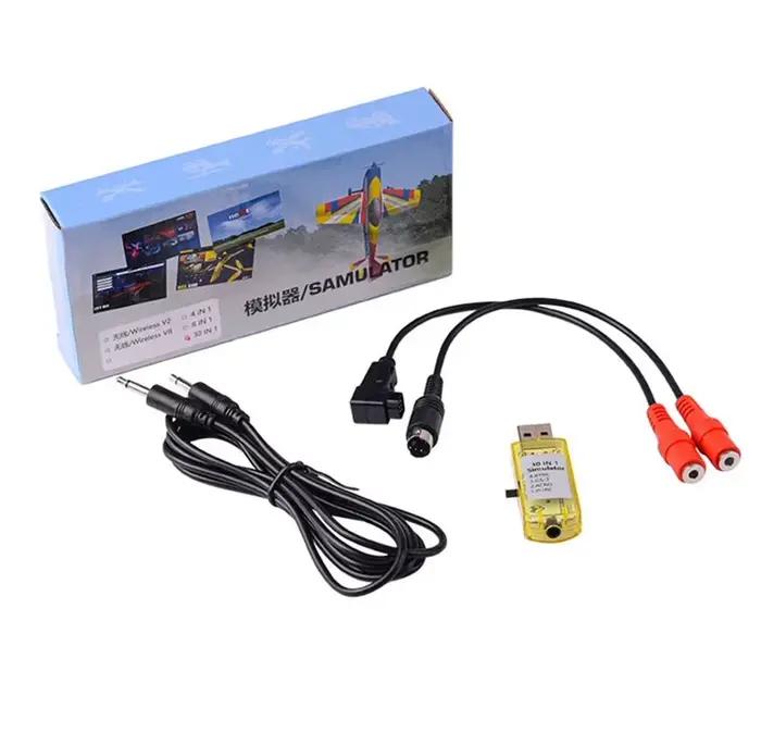 Simulateur 30 en 1 XTRC/G5-7/AERO/PHRC avec câble adaptateur 30 en 1 pour Drone de course Aerofly VRC FPV/avion RC/hélicoptère/bateau/voiture