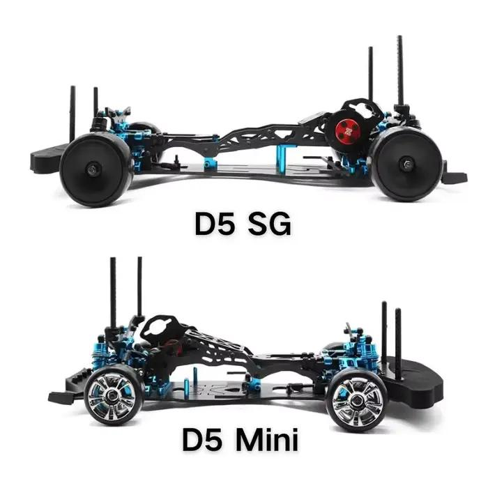 Voiture RC 3 courses Sakura D5 S SG Mini KIT 1:10 en Fiber de carbone, modèle de bricolage, télécommande, dérive Super arrière, cadre de course à grande vitesse