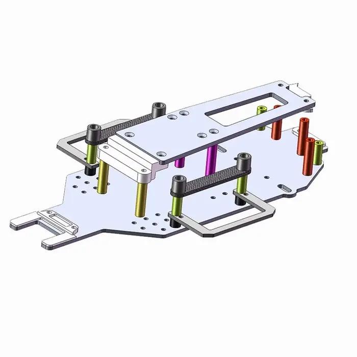 Kit de châssis en carbone pour mises à niveau