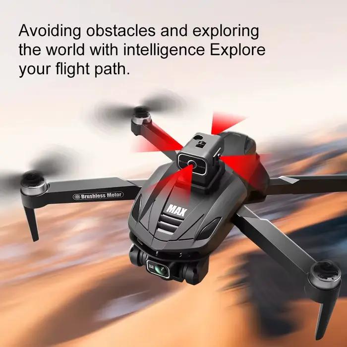 Nouveau Drone V168 2026 GPS 8K Professionnel HD Double Caméras 5G WIFI Brushless 360 ° Jouets quadricoptères pliables