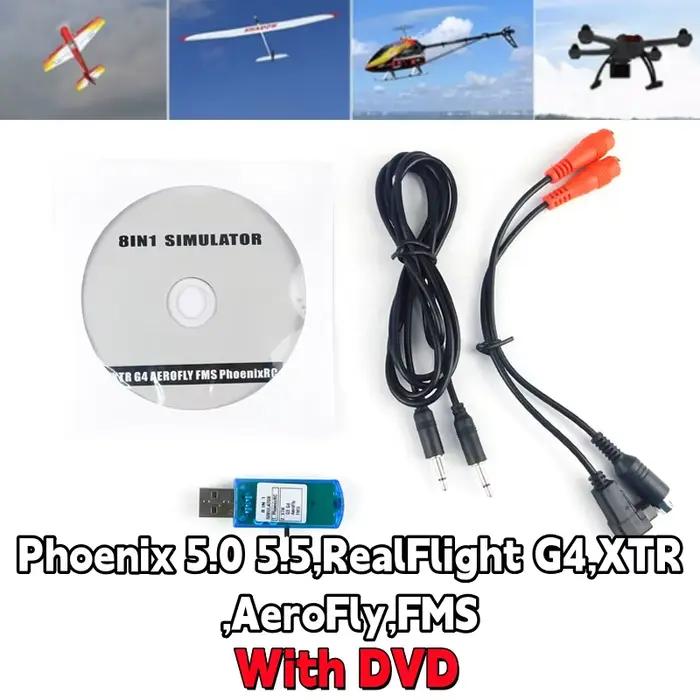 Simulation de vol USB 8 en 1 (phénix
