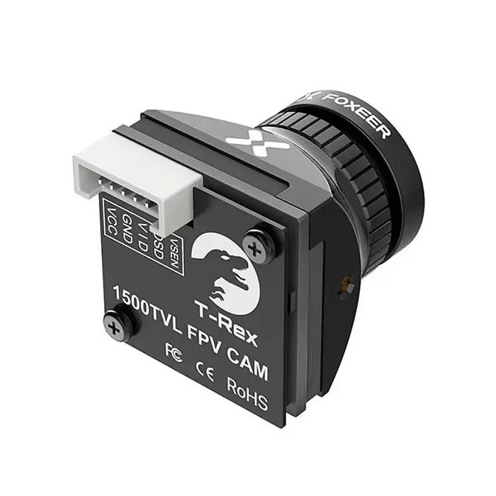 Caméra FOXEER T-REX Micro/Mini 1500TVL 6ms 0.001Lux Super OSD WDR 4:3 16:9 PAL/NTSC Commutable Toutes Conditions Météo pour Drone FPV RC