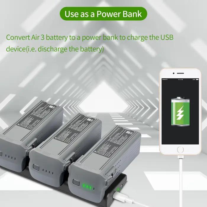 Hub de charge pour batterie de Drone DJI Air 3/Air 3S
