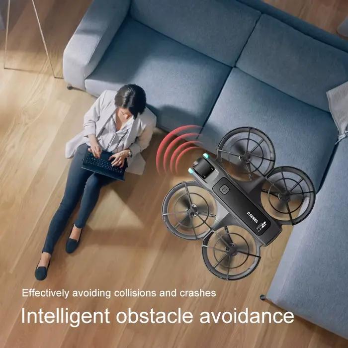 Drone Lenovo D2 8K avec caméra HD aérienne double, évitement intelligent des obstacles, moteur sans balais, GPS, grand écran et télécommande