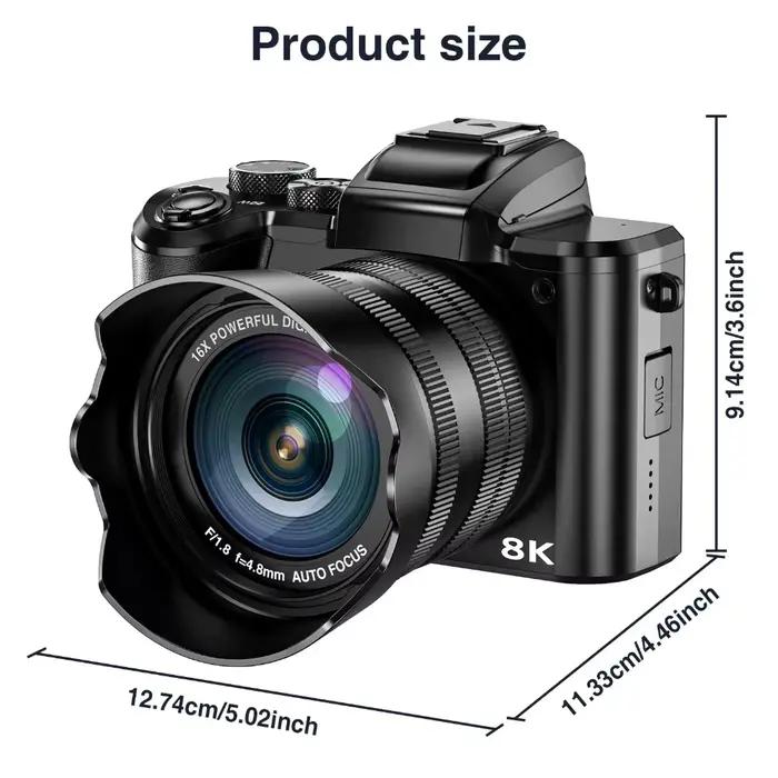Caméra numérique 8K 88MP WiFi pour vlogging