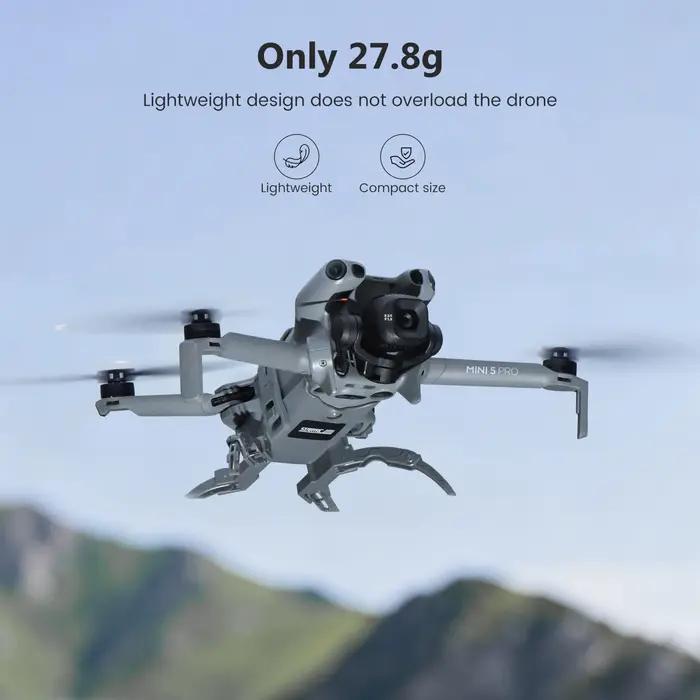 STARTRC PHOTO Train d'atterrissage pour DJI Mini 5 Pro Fly More Combo Accessoires Pliable Extensible à Libération Rapide Protection de Drone