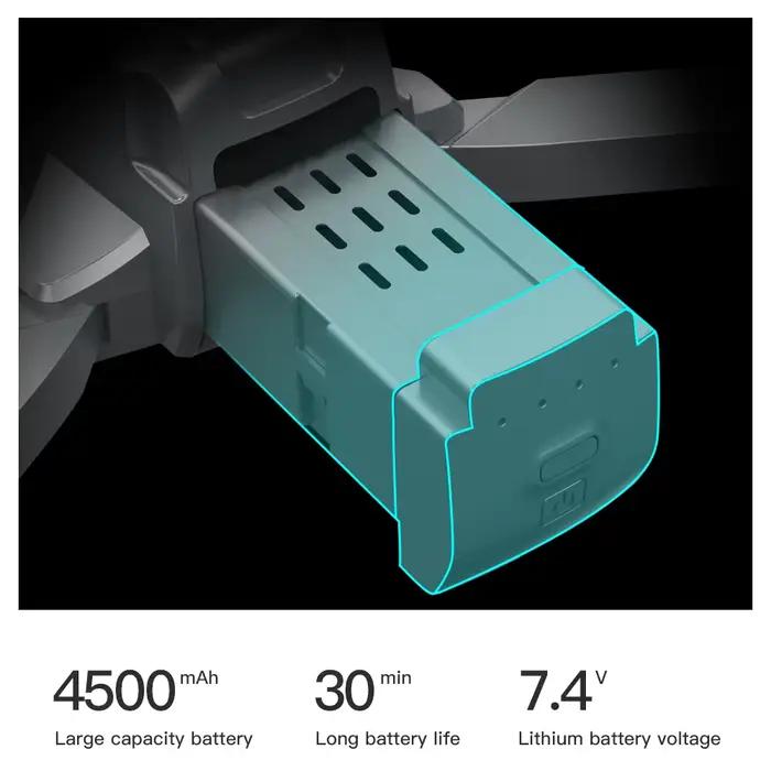 Batterie de drone LYZRC L600 ProMax 7 4V 4500mAh 30minutes de durée de vol pour Drone LYZRC L600 ProMax occasions spéciales