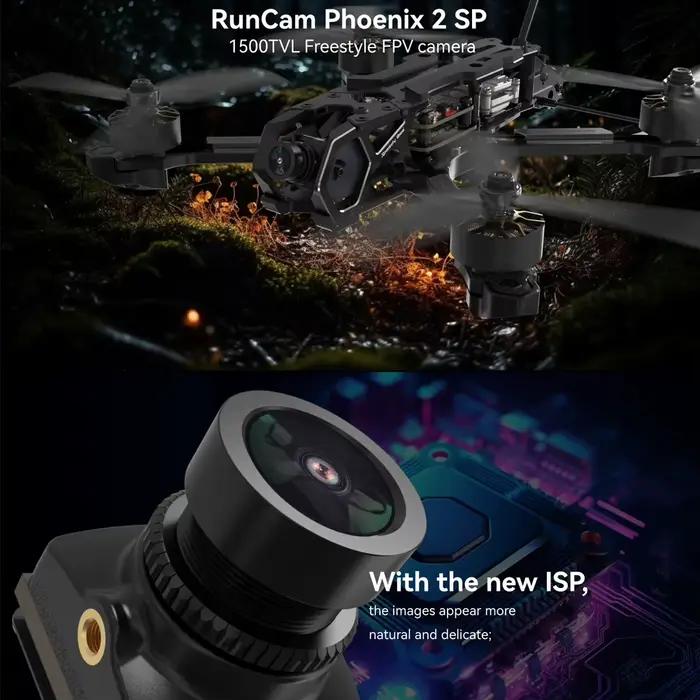 Phoenix 2 SP V3 caméra DC 5-36V rapport d'écran 4:3/16:9 7.5g 19*19*21mm vue nocturne pour drones de course RC FPV