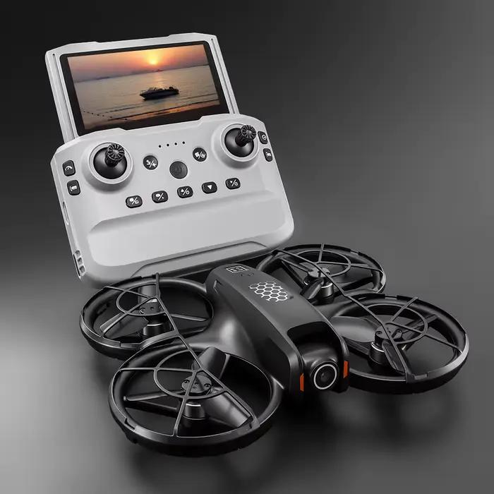 Drone M5 avec écran, télécommande