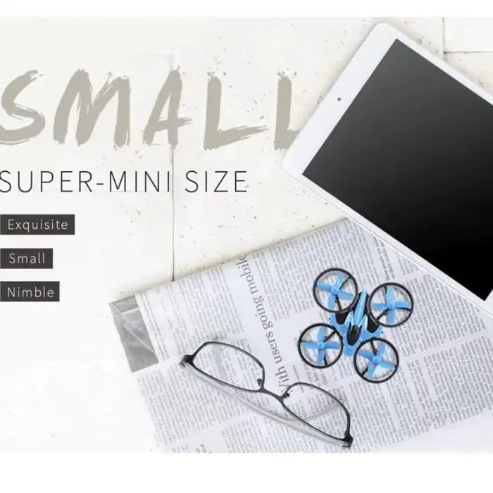 Mini drone RC RTF avec mode sans tête 360 ° Vols et lumières LED résistant aux chocs 5 minutes pour JJRC H36/Eachine