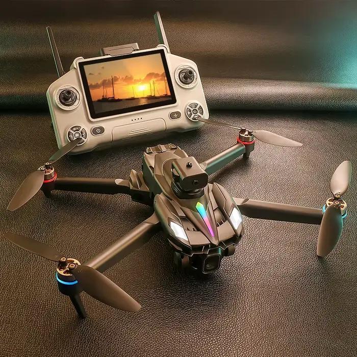 Nouveau drone KY108 2026 avec caméra 8K, écran de contrôle grand format de 4,3 pouces, drone professionnel 360° ° Drone RC pliable avec système d'évitement d'obstacles