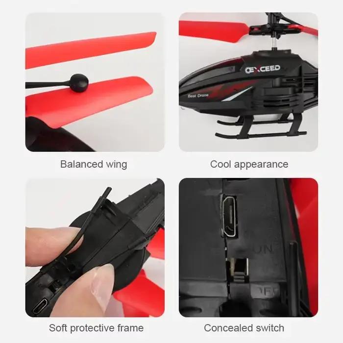 Avion télécommandé résistant aux chocs