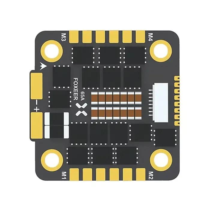 FOXEER Reaper F4 128K 65A ESC BLHeli32 4-en-1 Entrée Lipo 3-8S Signal DShot 150/ 300/ 600/ 1200/ MultiShot/OneShot pour Drone FPV RC