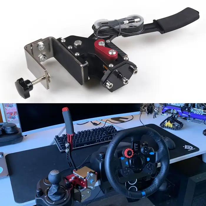  Pour les jeux de course G27/G29 T500 FANATECOSW DIRT RALLY 14Bit PC USB Frein à main SIM avec support fixe