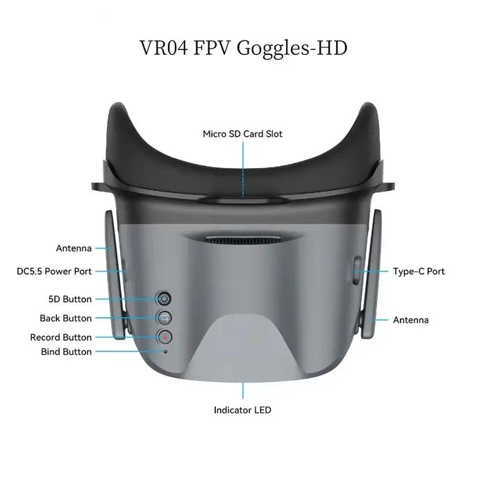 Lunettes FPV HD BETAFPV VR04 - Nouvelle version 2026 pour le drone Aquila20