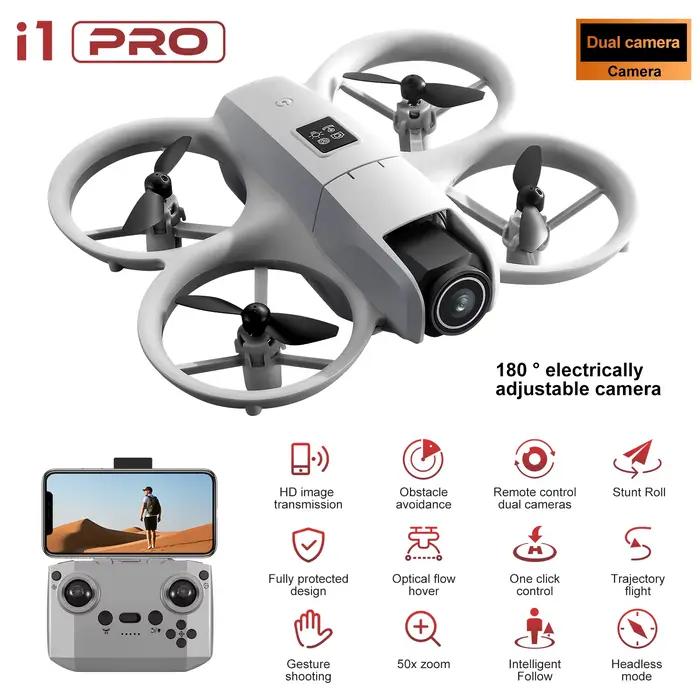 Mini drone i1PRO avec 180 ° Caméra électrique réglable 4K HD