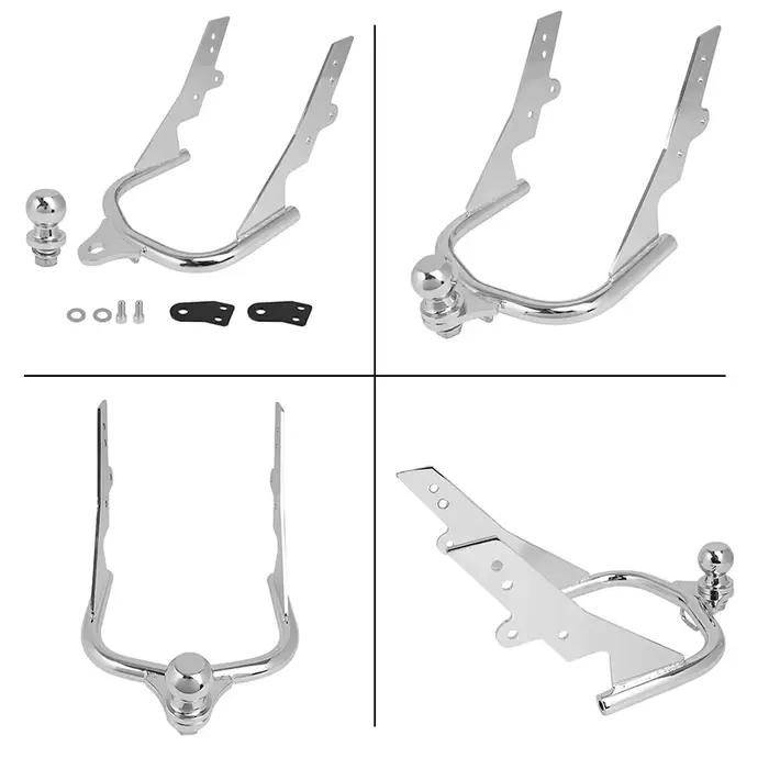 Attelage de remorque chromé pour moto Harley Touring Electra Street Tour Glide Road King FLHT FLHR FLTR 1994-2008