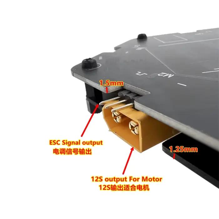 Tableau de distribution XAERO 200A 400A pour drone agricole robuste charge lourde connecteurs ESC pulvérisation surveillance cultures