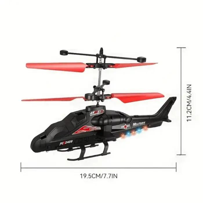 Jouet hélicoptère télécommandé magique contrôlé à la main 360 ° Mini drone UFO rotatif avec lumières LED