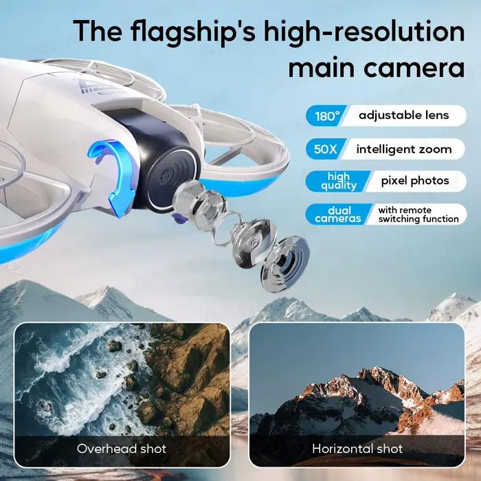 Drone AXNEN E69 avec double caméra HD 8K