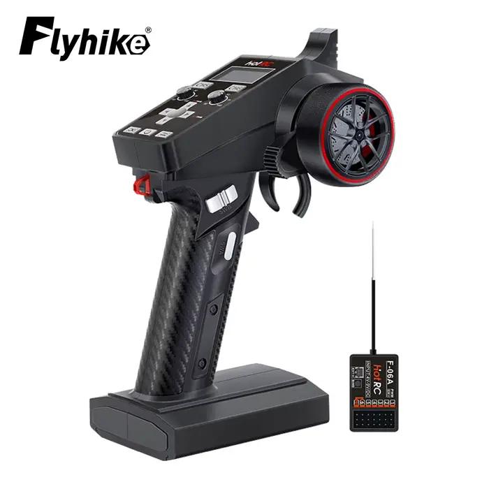 HOTRC CT-6A 2.4GHz 6CH télécommande système Radio transmetteur écran LCD avec récepteur F-06A pour RC voiture réservoir bateau