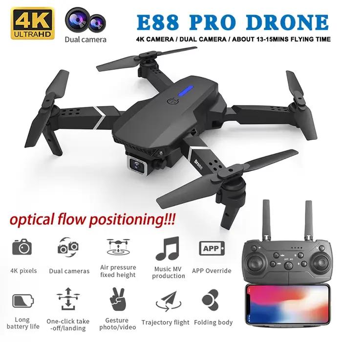 Drone RC miniature professionnel E88 à vente chaude