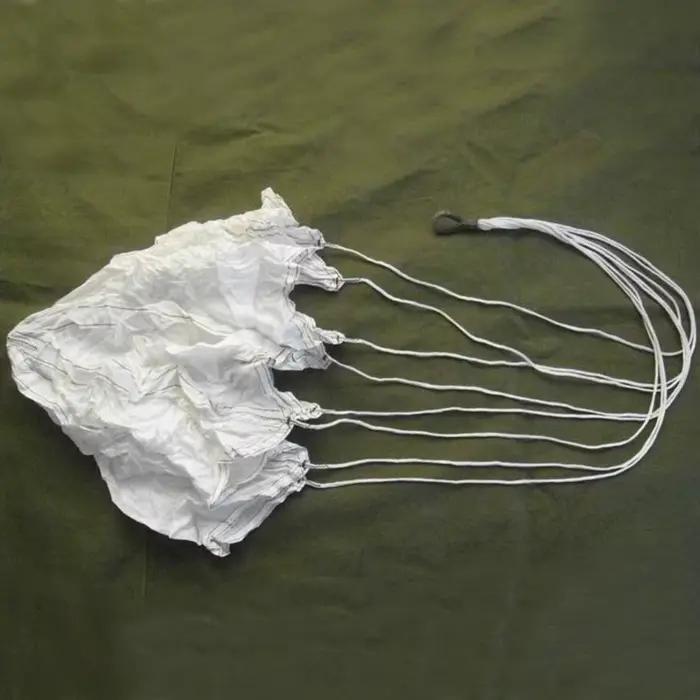 1 pièces modèle de Drone RC Dia 0.8 mètres 1 mètre tissu de Parachute de forme ronde pour enfants jouets