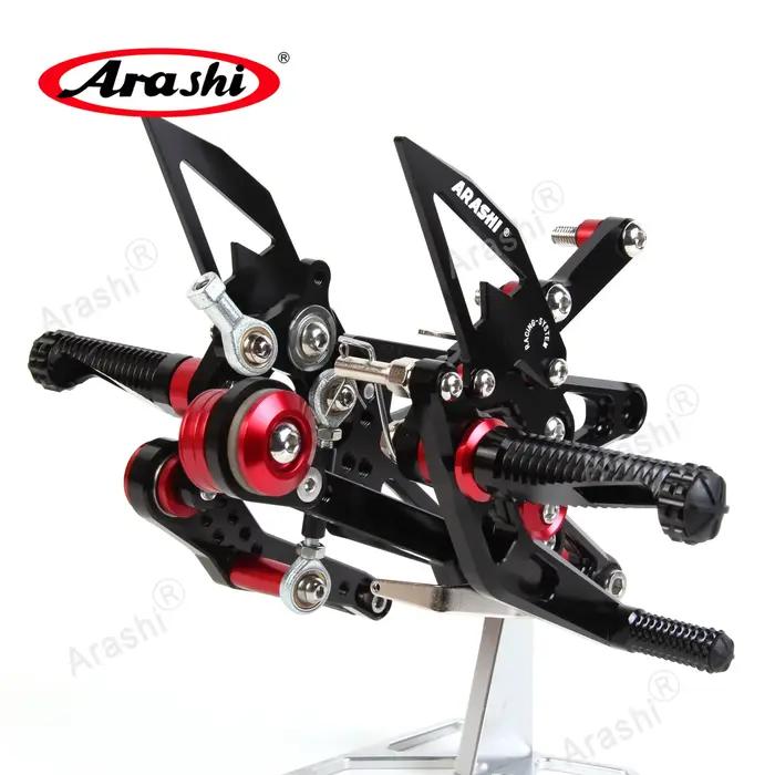 Repose-pieds Arashi Rider Race pour TRIUMPH Street Triple 765R 765RS 2017-2026 2018 2019 2020 2021 CNC Réglables