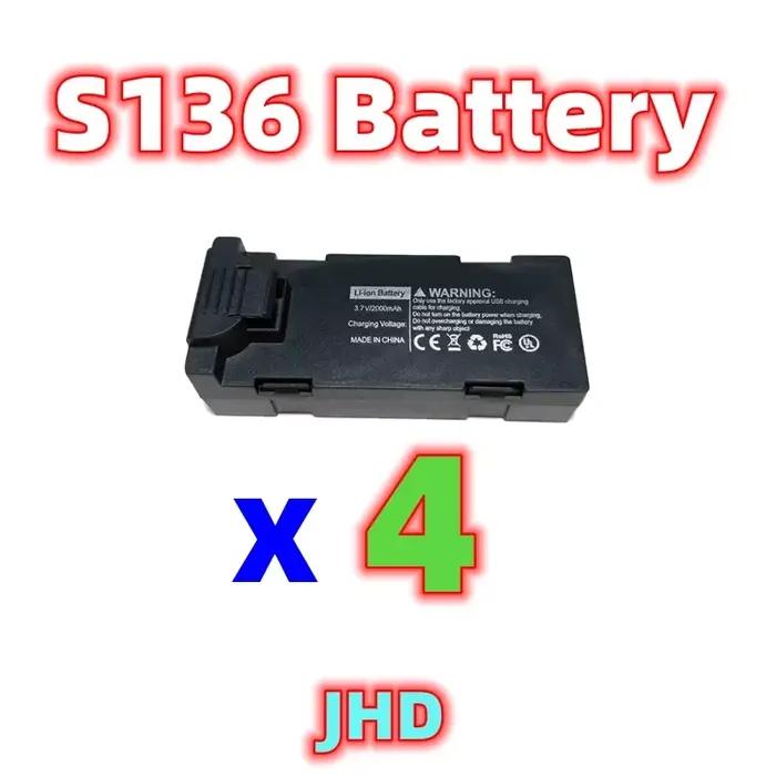 JHD S136 MAX GPS Drone batterie 3.7 v 2000 MAh bras