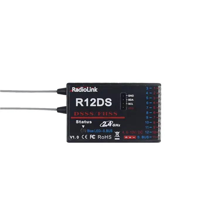 Radiolink AT10 II 12CH RC émetteur et récepteur R12DS télécommande Radio pour Drone RC/aile fixe