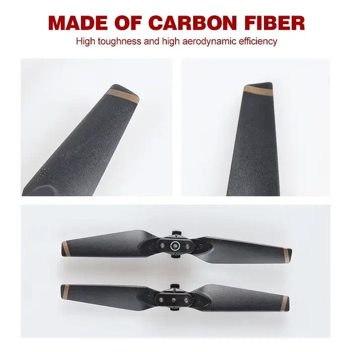 Copie 4 pièces/ensemble hélice pliante en Fiber de carbone à dégagement rapide 4730F pour accessoires de Drone DJI Spark