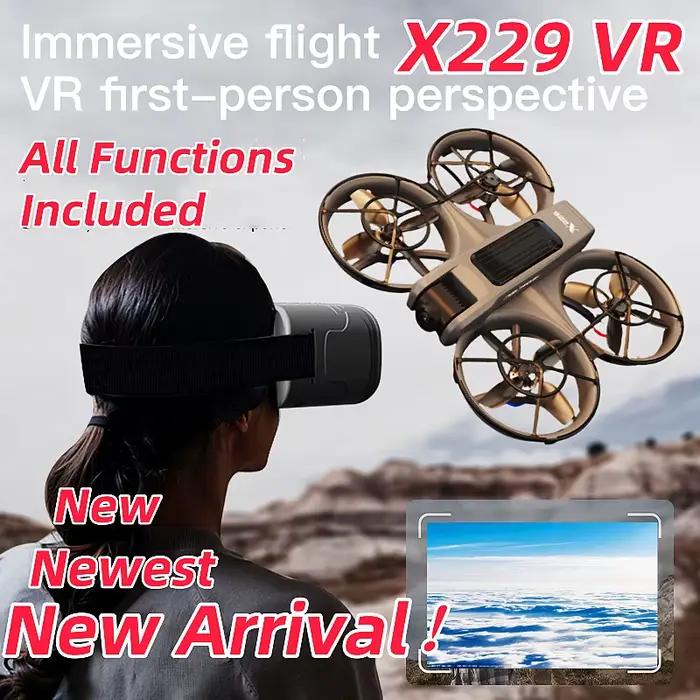 Le plus récent Drone de vente chaude VR ProfessionalHD caméra moteur sans brosse positionnement du flux optique Mini