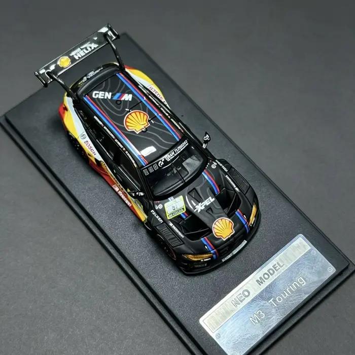 1:64, M3toring Shell Racing Nürburgring 24-Hour Endurance Race, modèle de voiture miniature en alliage moulé sous pression, objet décoratif pour adultes