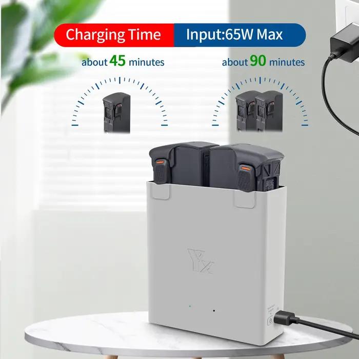 Nouveau chargeur Intelligent de batterie de Hub de charge d'affichage numérique bidirectionnel pour Drone de banque
