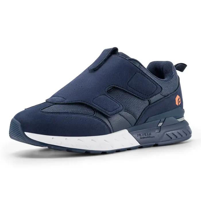 Chaussures pour diabétiques pour hommes, baskets larges à enfiler 2E pour pieds gonflés, chaussures de Sport de marche avec Support de voûte plantaire pour soulager la douleur au pied