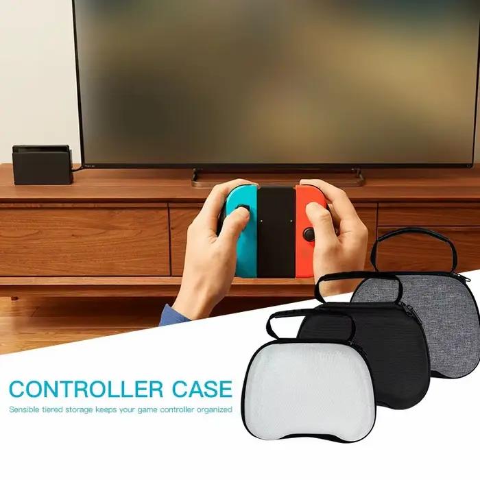 Convient aux cartes de jeu PS5/XBOX série X/S/SWITCH, boîte de protection rigide de transport de contrôleur de voyage, envoyer deux capuchons à bascule