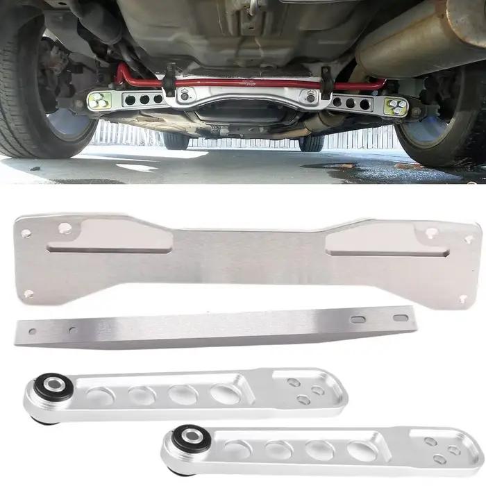 Kit de bras de commande arrière et inférieur pour Honda Civic Si 01-05 ES EM EP3 DX LX Acura, renfort de sous-châssis arrière de course, barre d'alimentation, aluminium