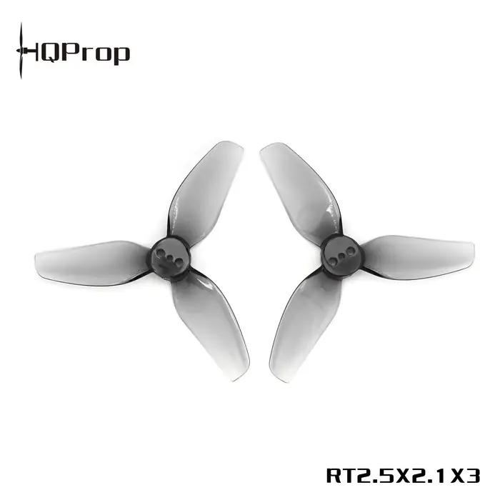 10 paires d'hélices HQProp T2.5x2.1x3 à 3 pales de 2