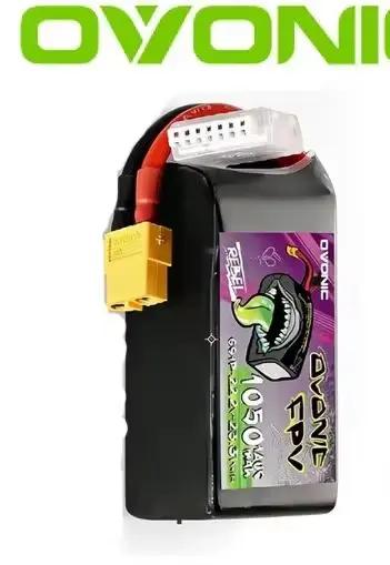Batterie Ovonic Rebel 140C 4S 6S LiPo pour Drone FPV Whoop Capacité 1050 1300 1550 2200mAh Autonomie Durée Vol Robuste Métal