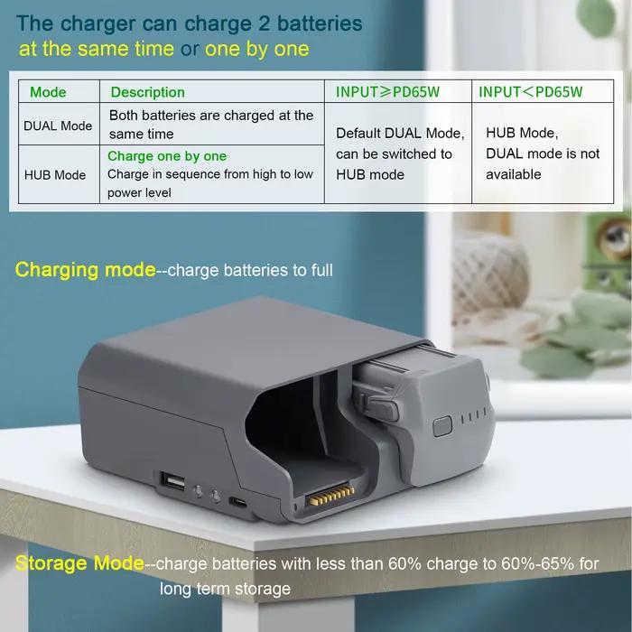 Chargeur Intelligent de batterie de Hub de charge d'affichage numérique bidirectionnel pour Drone de banque