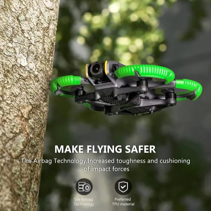Protection d'hélices pour DJI Avata 2 – Accessoire de drone antichoc et anti-collision