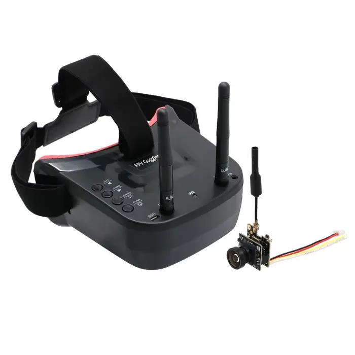 5.8G 40CH FPV lunettes moniteur recherche automatique double antenne